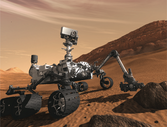 Роувърът на НАСА изследващ Марс се е сблъскал с някои