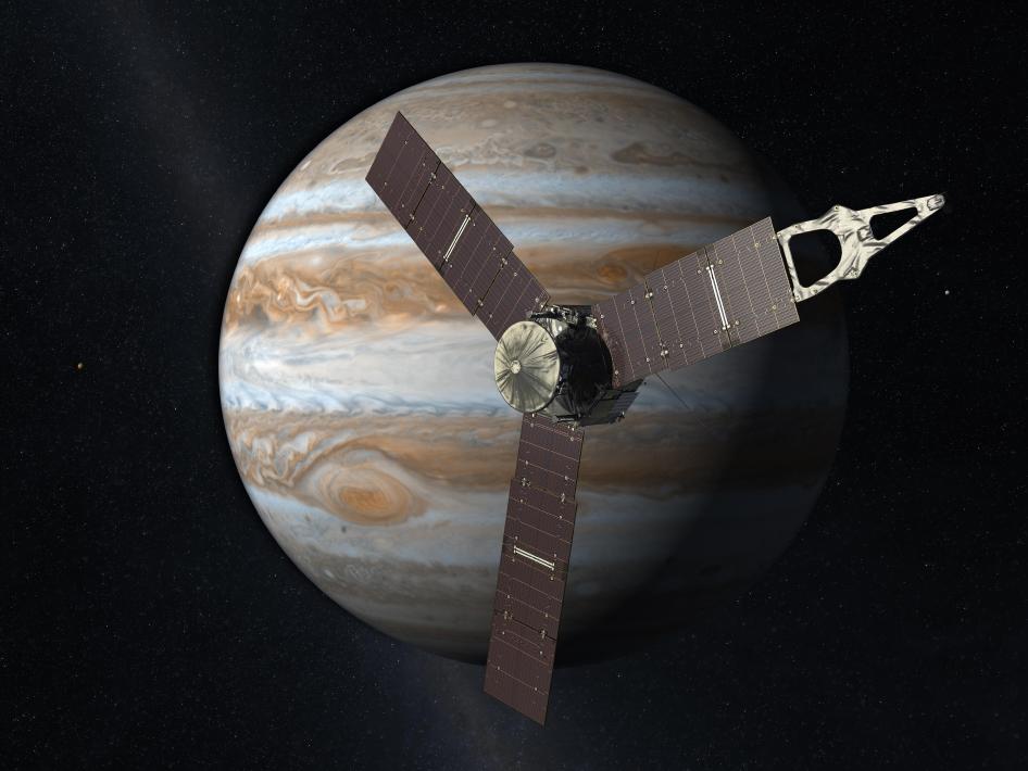 Следващото близко прелитане на сондата Джуно край Юпитер се отлага