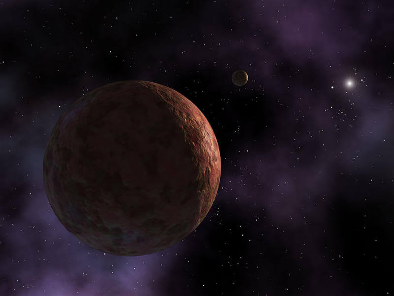 В самият край на Слънчевата система, планети джуджета като мистерозната