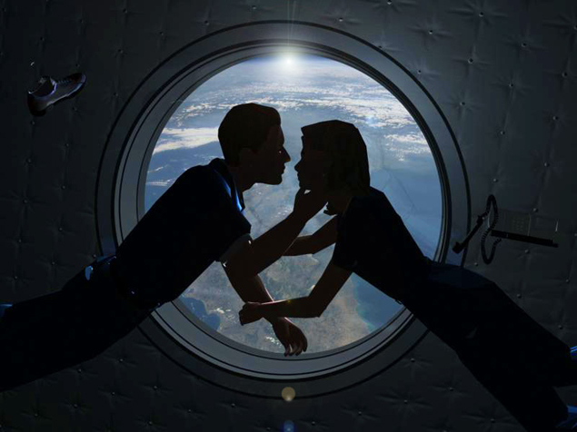 Снимка: Секс на орбита?