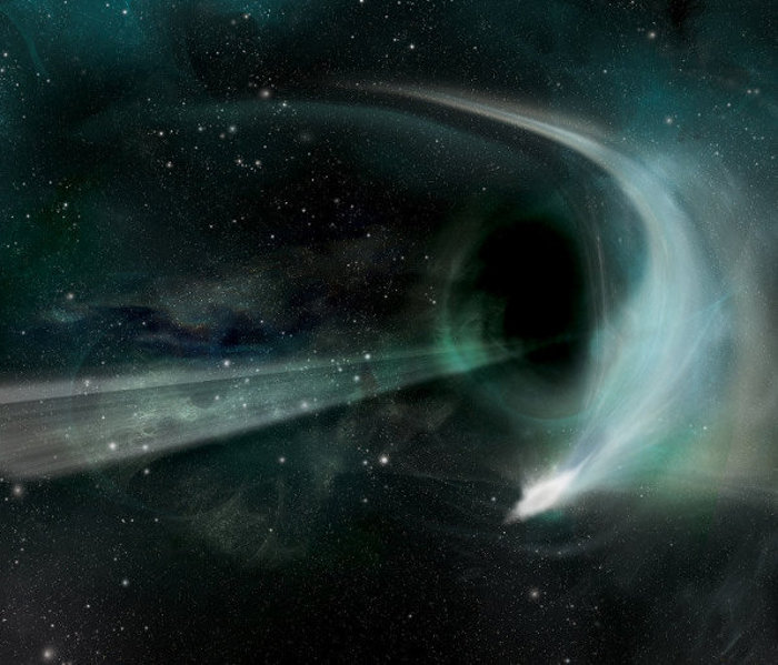 Черната дупка не унищожава задължително цялата попадаща в нея материя
