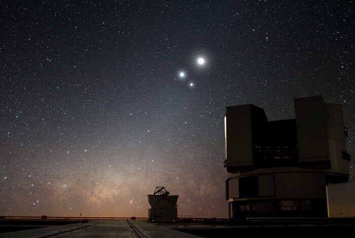 Снимка: Юпитер и Венера се срещат във „Витлеемска звезда“