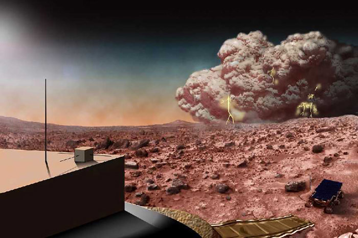 Ежегодно на Марс се случват големи прашни бури обхващащи огромна
