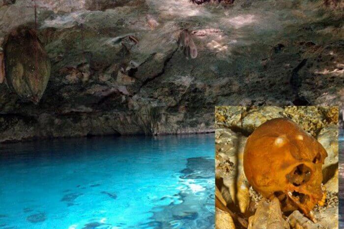 През май миналата година археолозите обявили че в подводна пещера