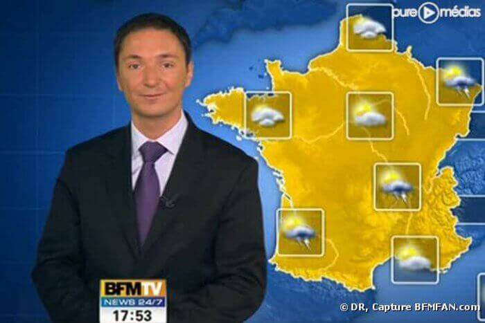 Водещият метеоролог на френската държавна телевизия от работа заради публикуването