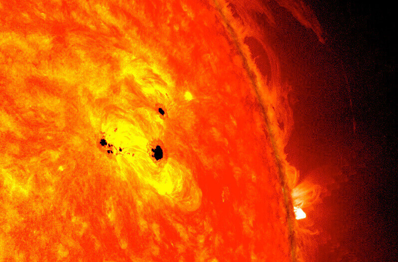 Петна на Слънцето. © NASA/SDO/AIA/HMI/Goddard Space Flight Center