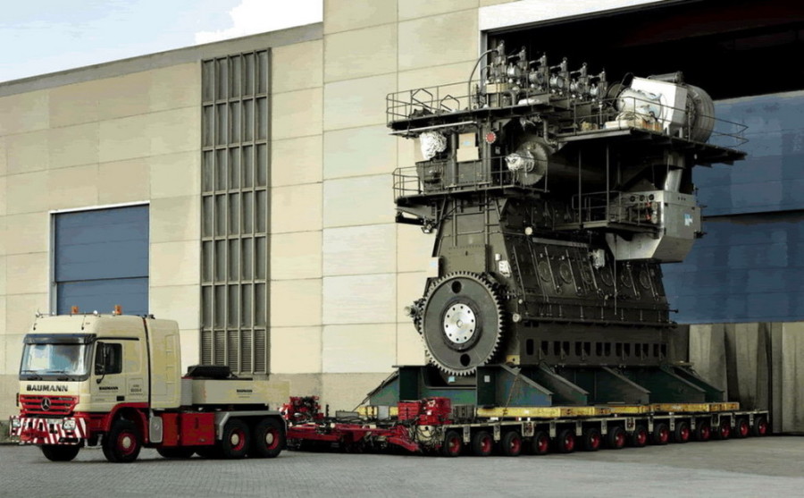 Това е Wärtsilä RT flex96C – най големият и мощен дизелов двигател