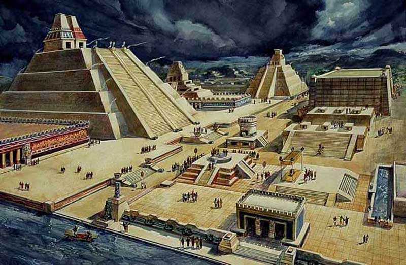 Мексикански археолози са открили тунел в ацтекската пирамида Уицилопочтли (Темпло Майор)