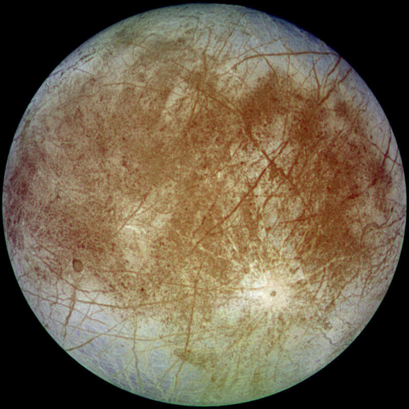 Ако съществуват признаци на живот на ледената луна на Юпитер