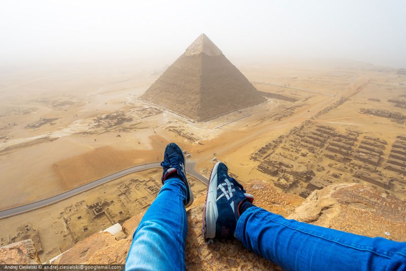 качи на Хеопсовата пирамида