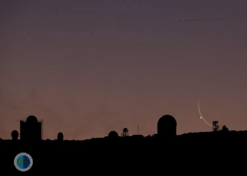 Обсерваторията Тейде разположена на Канарските острови Тенерифе Испания е публикувала