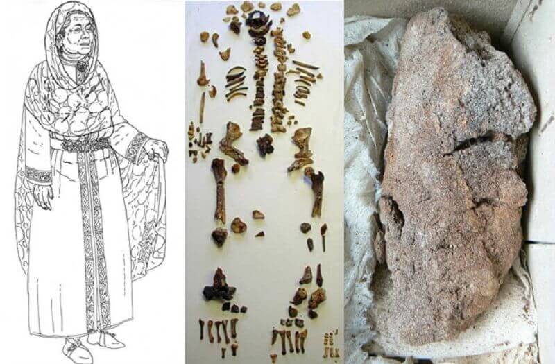 Учени са изследвали останките от кралица от Меровингите и са