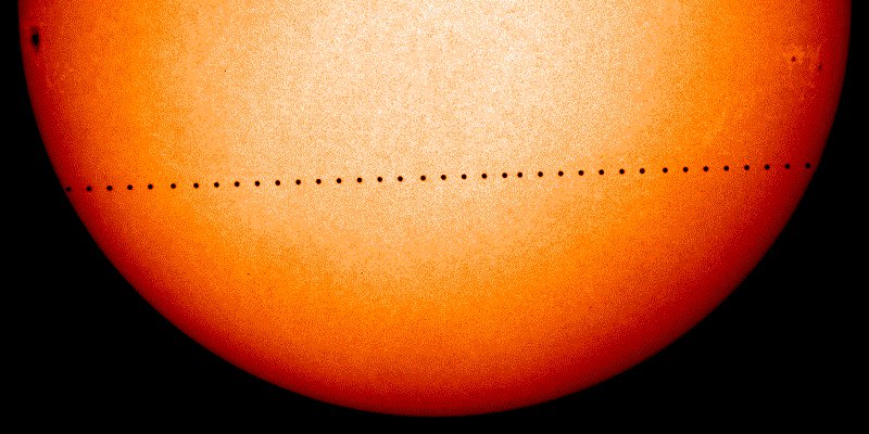 Рядко космическо събитие – транзитът на Меркурий през слънчевия диск
