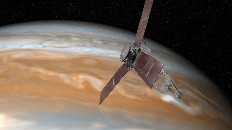 Сондата Джуно на НАСА прелетя максимално близо до планетата Юпитер