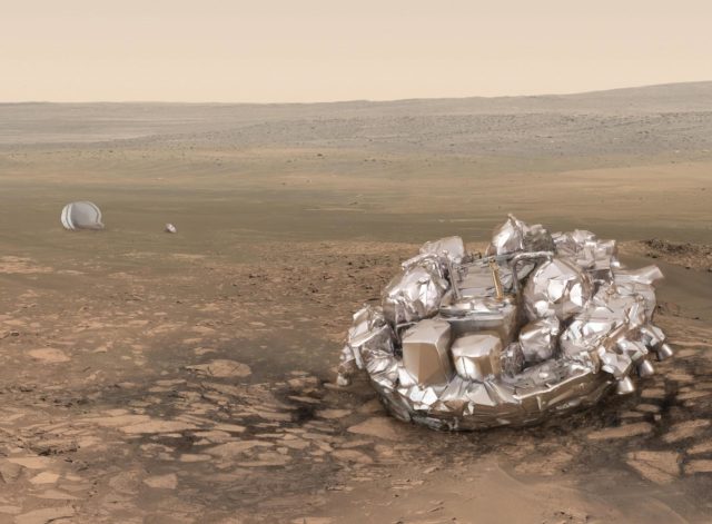 Спускаемият модул Скиапарели е навлязъл успешно в орбитата на Марс