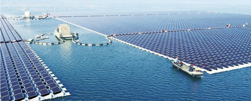 Снимка: Най-големият в света плаващ соларен парк вече е в мрежата