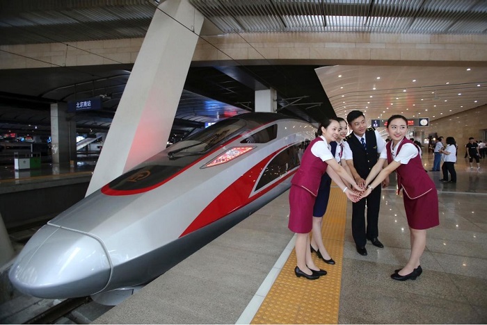 Нови влакове стрели тръгват в Китай Преди време рекордът за