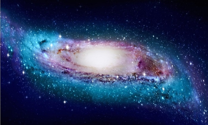 Триизмерната форма на галактиката в която се намира  и Земята