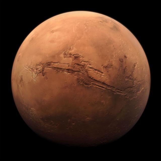 Четвъртата планета от нашето слънце Марс е кръстена на римския