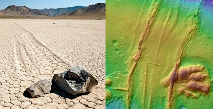 В Долината на смъртта Death Valley в Калифорния се намира