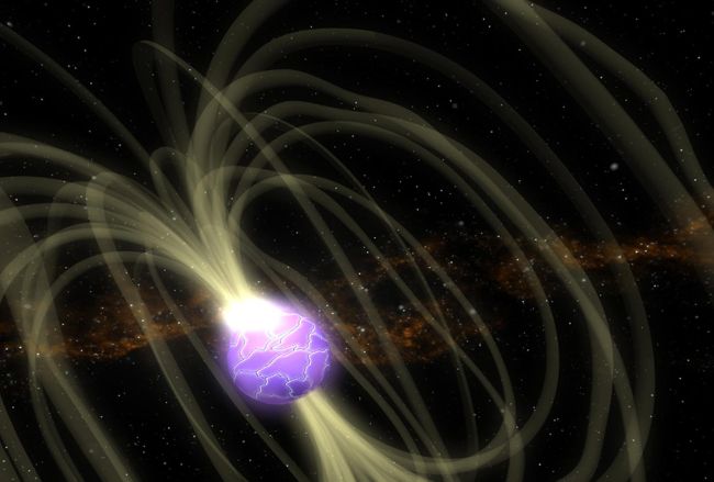 Магнетарите – силно намагнетизирани бързо въртящи се супер плътни звезди