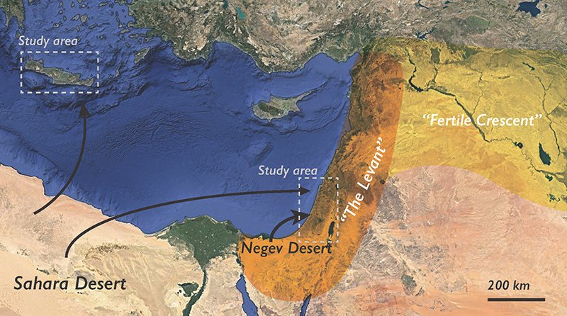 Разпространението на хората извън Африка през Близкия изток може да