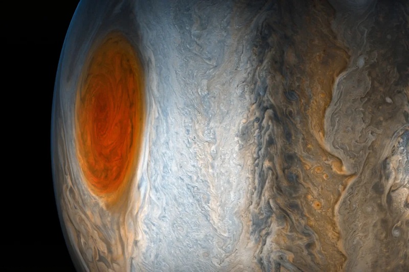Ново проучване на Голямото червено петно ​​на Юпитер установи че