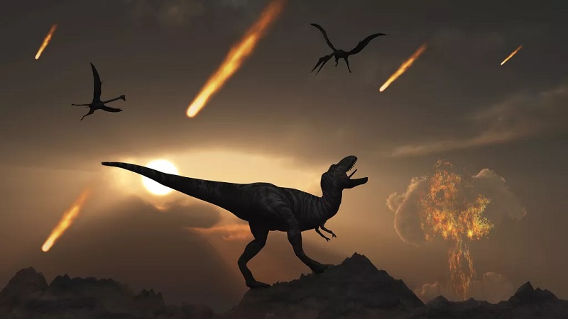Годините след удара на астероида, който унищожава динозаврите, са тъмни