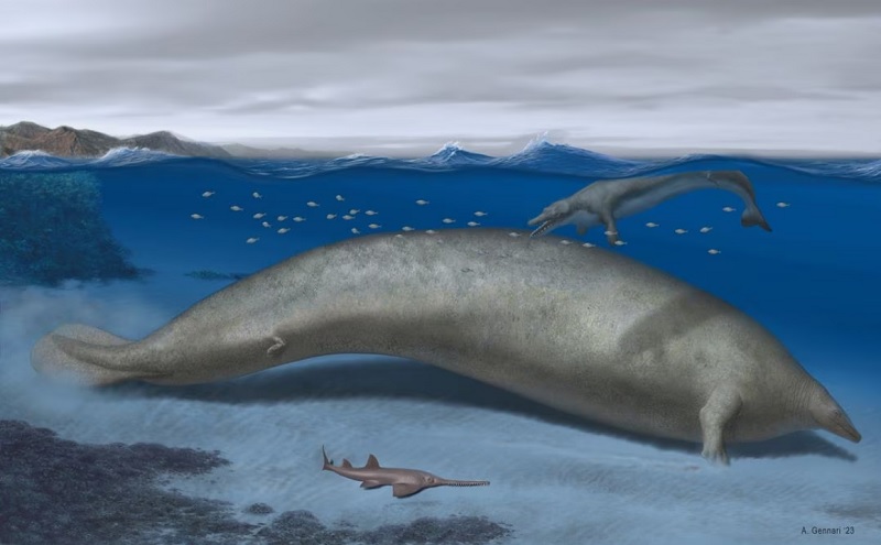 Снимка: Древен кит от Перу може да е най-масивното животно, срещано някога на Земята